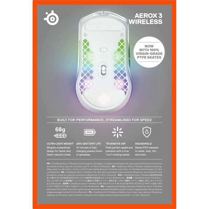 Souris Gaming SteelSeries Aerox 3 Wireless