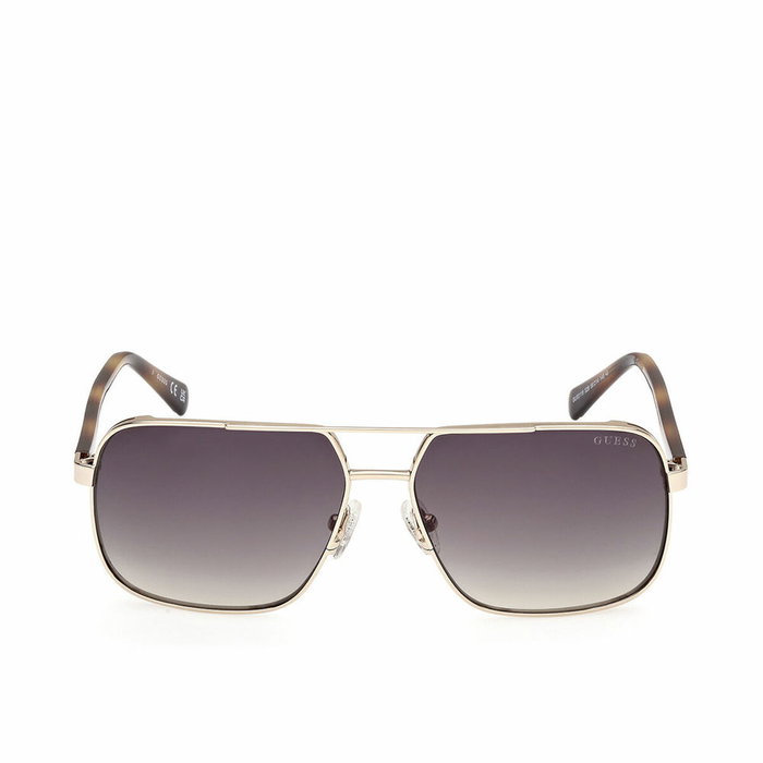 Lunettes de soleil Homme Guess GU00119-5832B Doré ø 58 mm Lunettes de soleil Homme Guess GU00119-5832B Doré ø 58 mm