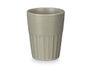 Vessia Tasse Café au Lait Gris Noir 300 ml Céramique Mate Assortie 8x10x8 cm (Set de 24)