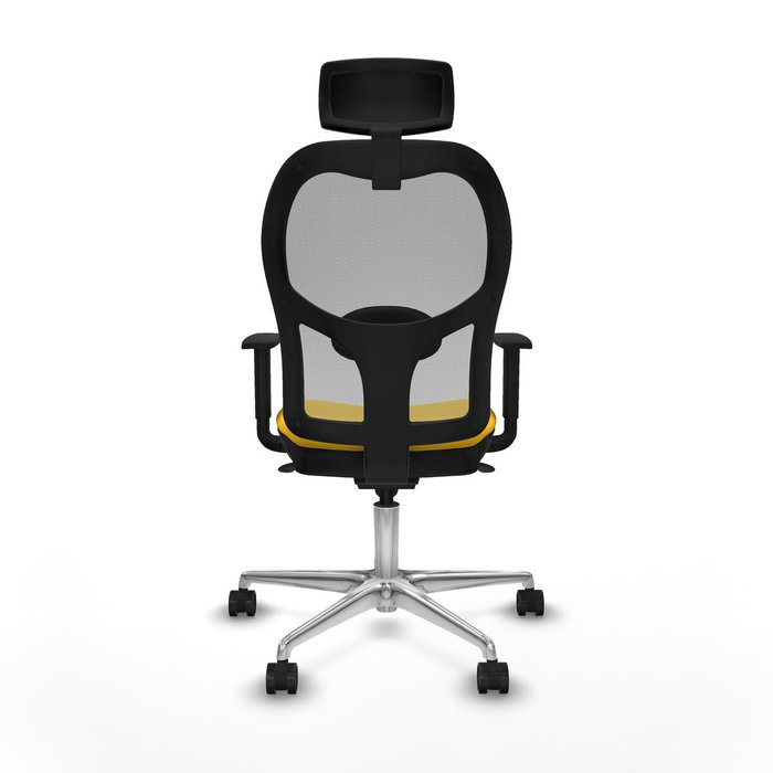 Piqueras y Crespo Chaise de Bureau avec Appui-tête Jorquera 1D086N2 Jaune