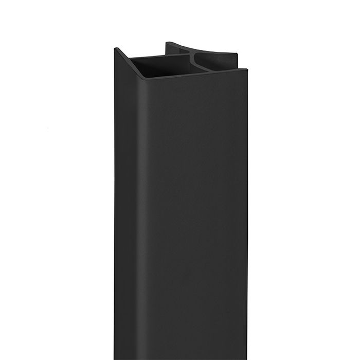 HERRAJES ALK - Zesio Angle Rigide pour Plinthe, H80/H100/H147/H164, Finition Argent/Blanc Mate, Noir Mate