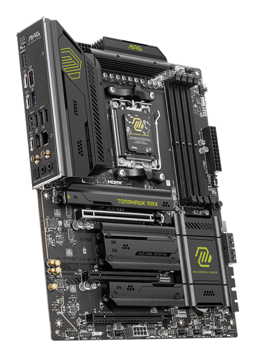 MSI MAG B850 TOMAHAWK MAX WiFi Carte mère AMD Ryzen Socket AM5 DDR5 PCIe 5.0 Wi-Fi 7