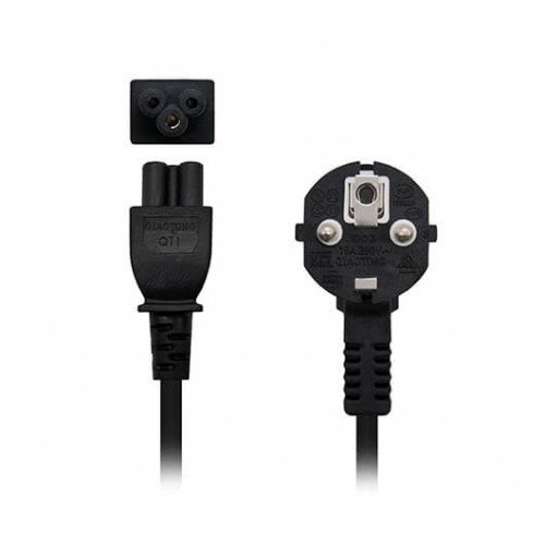 Nanocable 10.22.0302 Câble d'alimentation trèfle C5 1.5 m noir pour chargeur portable