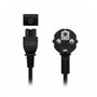 Nanocable 10.22.0302 Câble d'alimentation trèfle C5 1.5 m noir pour chargeur portable