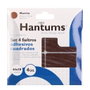 Hantums Lot de 4 feutres adhésifs carrés 44x38mm - Marron