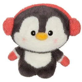 Gipsy Toys Peluche Pingouin Snowy rose - 22 cm