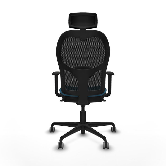 Piqueras y Crespo Chaise de Bureau 1D036G2 Noir Vert pétrole