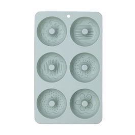 Moule à pâtisserie Quid Ozon Vert Silicone (12 Unités)
