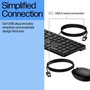 HP 320MK Ensemble Clavier et Souris Filaire - Noir - UK