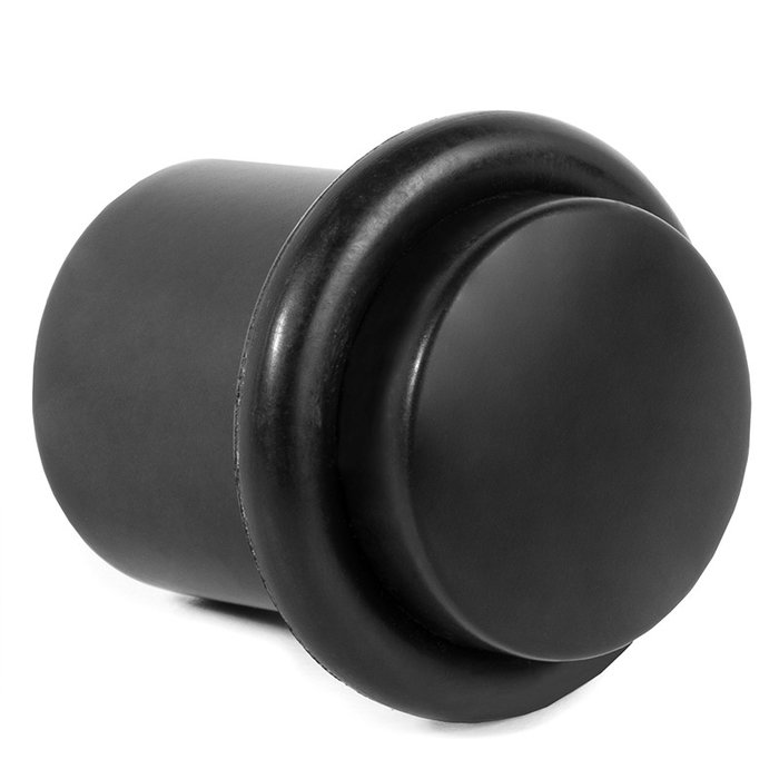 Herrajes ALK 1069 Butée de Porte Inox 304 Noir Mat Dimensions D22 H30 mm - Acier Inoxydable