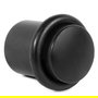 Herrajes ALK 1069 Butée de Porte Inox 304 Noir Mat Dimensions D22 H30 mm - Acier Inoxydable