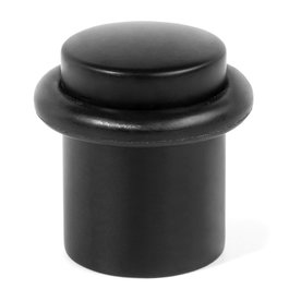 HERRAJES ALK Butoir de porte de sol en acier inoxydable Noir mat