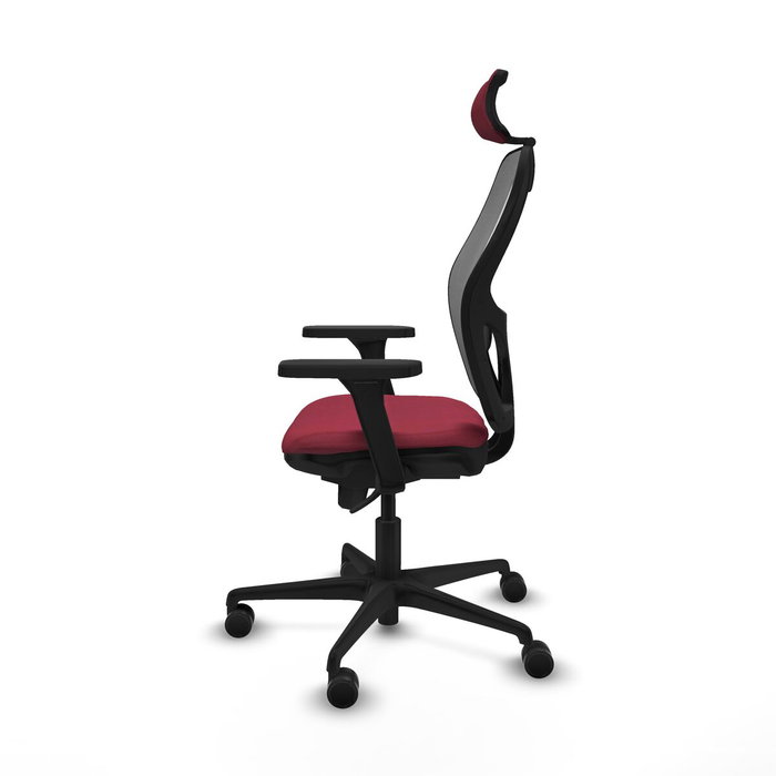 Piqueras y Crespo Chaise de Bureau avec Appui-tête Jorquera 3D036N2 Bordeaux