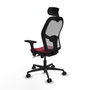 Piqueras y Crespo Chaise de Bureau avec Appui-tête Jorquera 3D036N2 Bordeaux