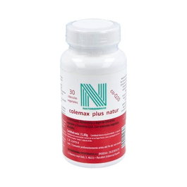 Naturedermo Colemax Plus Natur 30 Capsules - Complément Alimentaire à Base de Levure de Riz Rouge et Phytostérols pour le Maintien du Cholestérol