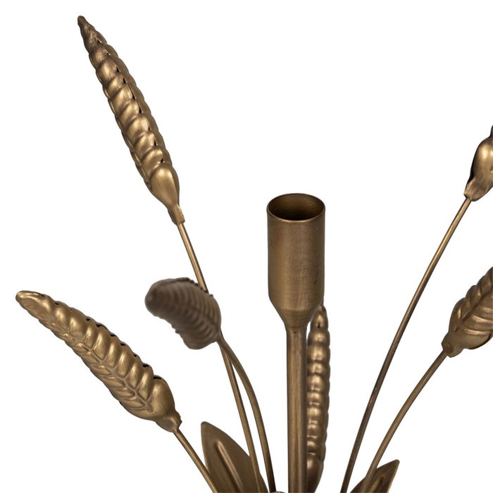 Bougeoir Doré Fer Ø 23 cm 23 x 23 x 43 cm Bougeoir Doré Fer Ø 23 cm 23 x 23 x 43 cm