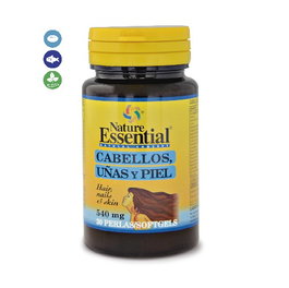 NATURE ESSENTIAL Cabello, Uñas y Piel 540mg 30 perles