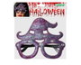 Lunettes de déguisement violettes brillantes avec design de chapeau de sorcière - Accessoire original pour Halloween et fête fantaisie