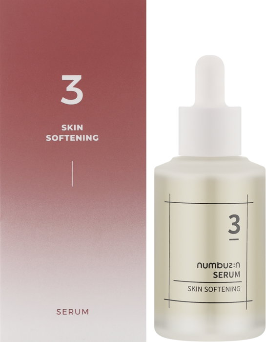 Numbuzin No. 3 Skin Softening Sérum Adoucissant pour le visage 50 ml Numbuzin No. 3 Skin Softening Sérum Adoucissant pour le visage 50 ml