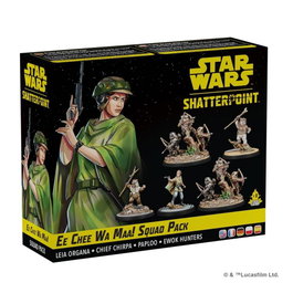 Atomic Mass Games Star Wars Shatterpoint Ee Chee Wa Maa! Squad Pack SWP27 - Jeu de Miniatures Ewoks - Expansion