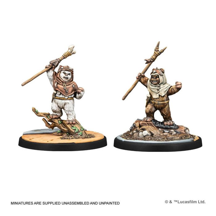 Atomic Mass Games Star Wars Shatterpoint Ee Chee Wa Maa! Squad Pack SWP27 - Jeu de Miniatures Ewoks - Expansion Atomic Mass Games Star Wars Shatterpoint Ee Chee Wa Maa! Squad Pack SWP27 - Jeu de Miniatures Ewoks - Expansion