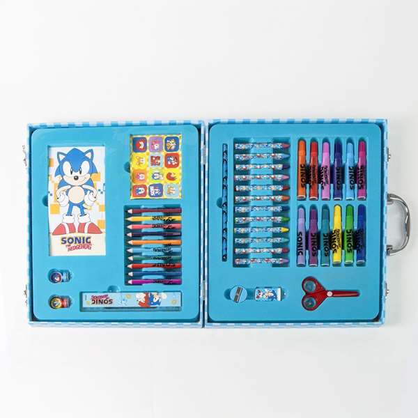 Cerdá Set Coloreable Maletín Sonic Bleu