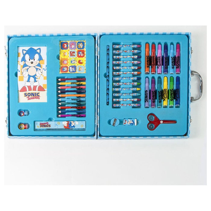 Cerdá Set Coloreable Maletín Sonic Bleu