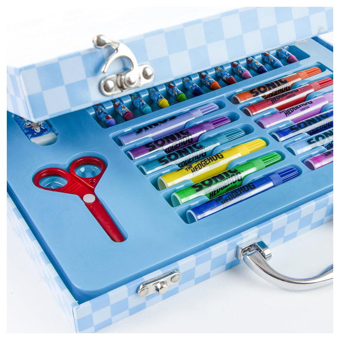 Cerdá Set Coloreable Maletín Sonic Bleu
