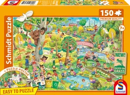 Schmidt Spiele Puzzle 'La nature est un jeu d'enfant' Paysage Magnifique à Reconstituer, 150 Pièces, Dès 7 Ans