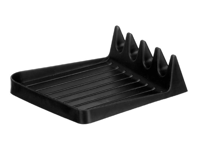 Kinvara Support à ustensiles noir 14 x 4 x 15 cm en plastique TPR (Set de 24) Kinvara Support à ustensiles noir 14 x 4 x 15 cm en plastique TPR (Set de 24)