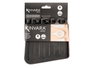 Kinvara Support à ustensiles noir 14 x 4 x 15 cm en plastique TPR (Set de 24)