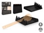 Kinvara Support à ustensiles noir 14 x 4 x 15 cm en plastique TPR (Set de 24)