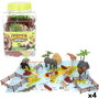 Set Animaux Sauvages Colorbaby Plastique 15 x 10 x 8 cm (4 Unités)