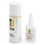 UCAFIX Kit d'adhésif cianoacrylate haute viscosité avec accélérateur (50 ml + 200 ml)