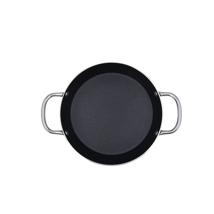Quid Poêle à Riz 24x5 cm Aluminium Naturalia Induction Vitrocéramique Antiadhésif Sans PFOA