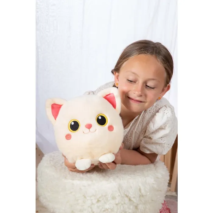 Gipsy Toys Peluche Moko Maru Kitty - Crème - 20 cm