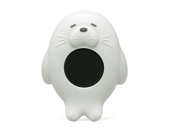 KioKids Termomètre Électrique Digital Gris pour Bébé, Forme Animale, LCD, +4 Mois, Piles Incluses