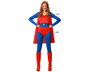 Disfraz Héros Bande Dessinée Costume Rouge Femme Adulte XL Combinaison Cape Carnaval