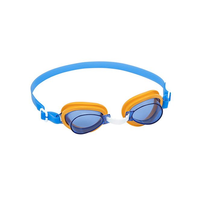 Bestway 21074 Lunettes de Natation Enfant Corne Silicone Set 3 Pièces +3 Ans Plage et Piscine