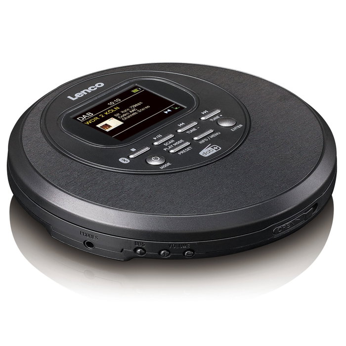 Lenco CD-500BK Lecteur CD Portable Noir Lenco CD-500BK Lecteur CD Portable Noir