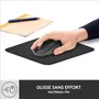 Logitech Série Studio - Tapis de Souris Gaming - Surface de Glissement Ultra-Lisse et Anti-Dérapante - Noir