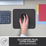 Logitech Série Studio - Tapis de Souris Gaming - Surface de Glissement Ultra-Lisse et Anti-Dérapante - Noir