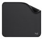 Logitech Tapis de souris doux Studio - 230 x 200 mm, antidérapant, résistant aux éclaboussures, en polyester recyclé et caoutchouc naturel - Coloris Graphite