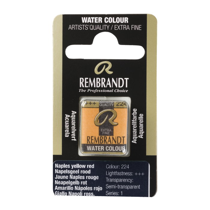 Rembrandt Pastille d'Aquarelle Jaune Naples Rouge 224 Rembrandt Pastille d'Aquarelle Jaune Naples Rouge 224