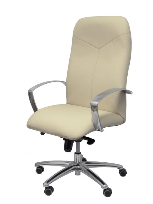 Piqueras y Crespo Chaise de Bureau Caudete Simili Cuir Crème Piqueras y Crespo Chaise de Bureau Caudete Simili Cuir Crème