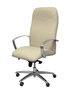 Piqueras y Crespo Chaise de Bureau Caudete Simili Cuir Crème