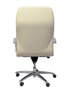Piqueras y Crespo Chaise de Bureau Caudete Simili Cuir Crème