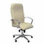 Piqueras y Crespo Chaise de Bureau Caudete Simili Cuir Crème