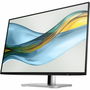 HP 9D9A7AA Moniteur avec dalle argent et noir, format large pour une immersion visuelle optimale