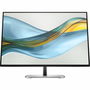 HP 9D9A7AA Moniteur avec dalle argent et noir, format large pour une immersion visuelle optimale